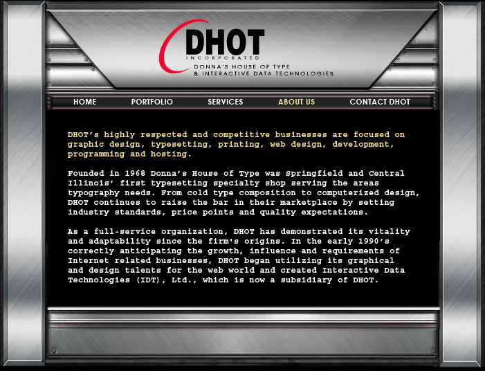DHOT Site- About DHOT Page